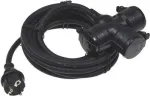 ChiliTec kolmekordne jaotur v&auml;listingimustesse 5m IP44 H07RN-F3G1,5mm&sup2; (22351)