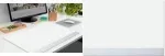 Lauamatt sigel HO280 blanko Protect Schreibunterlage, valge, kasutatav pind 595&times;410 mm