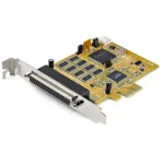 StarTech.com 8-pordiline PCI Express RS232 jadaadapterkaart, PCIe RS232 jadakaart, 16C1050 UART, mitmepordiline jada DB9 kontroller/laienduskaart, 15 kV ESD kaitse, ainult Windowsile &ndash; TAA