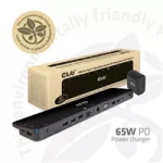CLUB3D UNIVERSAL USB Gen1 Type-C Triple Display Dynamic PD laadimisdokk 65 W toiteadapteriga (VGA, HDMI, DP, ETHERNET)