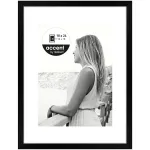 Nielsen Design Aura Black 18x24 Wood Picture Frame with Passepartout 1134000