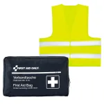 First Aid Only Mootorratta Esmaabikomplekt DIN 13167 Sinine Hoiatavestiga