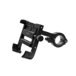 Tahvelarvuti ja nutitelefoni hoidik FIXED Holder Fixed Bikee ALU 2 reguleeritav 360&deg; must, alumiinium, reguleeritav klamber