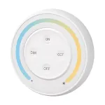 MiBoxer S1-B Sunrise kaugjuhtimispult kahe valge tooniga (CCT) LED-ile, 2,4 GHz, must