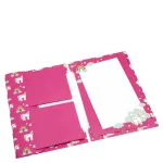 Artoz Papier 334001-03 kirjapaber &uuml;mbrikutega, Unicorn roosa (umbes DIN A5), 80 g/m&sup2;, 1 pakk