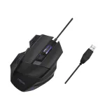 LogiLink Ergonoomiline optiline hiir 7 nupuga USB-juhtmega vertikaalne paremak&auml;eline must