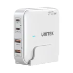 UNITEK P1229AWH01-EU mobiilseadme laadija universaalne valge vahelduvvool kiirlaadimine siseruumides