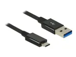 DeLOCK Premium &ndash; USB-kaabel &ndash; 24-kontaktiline USB Type C (M) &ndash; 9-kontaktilise USB Type A (M) k&uuml;lge &ndash; 1,0 m (USB 3.1 Gen2) &ndash; Must (83983)