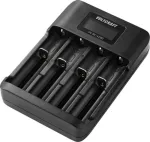 VOLTCRAFT VC-BC-4200 universaalne &uuml;mmarguste elementide laadija NiMH ja Li-Ion akudele, 4 s&otilde;ltumatut pesa, LCD-ekraan, toetab AA, AAA, AAAA, 10440, 14500, 16340, 17500, 17670, 18350, 18490, 18650 VC-17665935