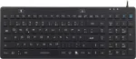 Renkforce IP68 t&ouml;&ouml;stuslik USB-klaviatuur must, pritsmekindel, tolmukindel (iM-IKB106-BK)