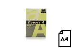 V&auml;rviline paber Double A, 80g, A4, 500 lehte, Cheese