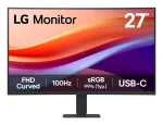 LG 27U421A-B arvutikuvar 68,6 cm (27 tolli) 1920 x 1080 pikslit Full HD LED Must