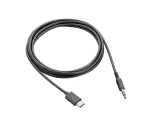 Kaabel Poly HP Poly Voyager Surround 80/85 UC 3,5 mm heliadapteri kaabel, must