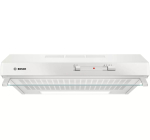Seinale paigaldatav &otilde;hupuhasti Bosch Serie 2 DUL62FA21, 600 mm, valge, 3 kiirust, 250 m&sup3;/h, fliisfilter