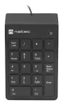 NATEC Goby 2 NKL-2022 numbriklaviatuur, juhtmega USB, 18 klahvi, membraan, 1,5 m kaabel, must