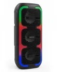 Kaasaskantav stereok&otilde;lar SQUEAK SQ1009 &mdash; Bluetooth 5.3, 45W RMS, 10 h aku, FM, USB, AUX, LED, 1800 mAh, must