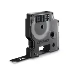 DYMO Authentic D1 Durable Labels | Valge Print on Must Tape | 12 mm x 3 m | Labelling Tape for LabelManager Label Makers
