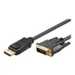 Goobay 3m DP/DVI DisplayPorti kaabel kullatud pistikutega