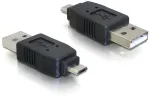 Adapter USB micro-B-pistik USB 2.0 A-isasele DeLOCK 65036 Must