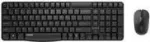 Klaviatuuri ja hiire komplekt Rapoo X1800S Office RF Wireless QWERTZ German Must