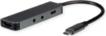 ROLINE 12.02.1125 USB-C dokkimisjaam, HDMI, TRRS, MIC, PD 100 W, 4K60