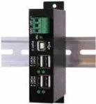 EXSYS EX-1163HMS-WT 4-pordiline USB 2.0 jaotur liigpingekaitse ja laiendatud temperatuurivahemikuga