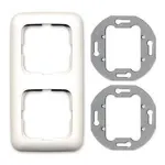 Kindermann 7441000002 l&uuml;litiraam 2-kohaline Busch-Jaeger Reflex SI jaoks, Alpine White