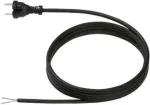 BACHMANN contour toitekaabel 5m must 248.176 H07RN-F 2x1,5 pistikut&uuml;&uuml;p 24G, lahtine 248.176 (248.176)