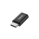 Kaabli&uuml;henduse adapter Hama 00200310 Micro USB USB-C-le must