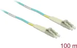 V&otilde;rgukaabel Delock LC Duplex Multimode OM3 100m Must