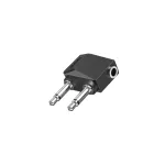 Hama 00205192 adapter kaabli pistiku soovahetaja 2 x 3,5 mm 3,5 mm Must, H&otilde;bedane
