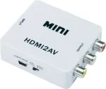 HDMI-RCA-muundur SpeaKa professional 989287 &mdash; 1&times;HDMI-sisend 3&times;RCA-v&auml;ljundisse
