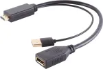 HDMI-DisplayPort adapter ShiverPeaks 10-01010 &mdash; 4K, 30 cm kaabel