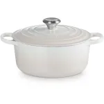 Le Creuset Signature Roaster round 24cm meringue (21177247164430)