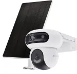 IP-kaamera Ezviz HB90X Dual 4G Wi-Fi komplekt 4MP+4MP p&auml;ikesepaneeliga 8W