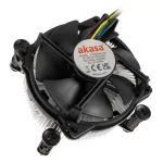 Akasa AK-CC6606BP01 Madala profiiliga CPU jahuti - pesa LGA 1700, 63,2 mm k&otilde;rge, 92 mm ventilaator, must