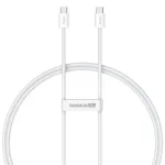Baseus Superior USB C to USB C andmekaabel 1 m 30 W Valge