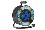 REEL RR3X1.5.40M.IP44 B.1116-300G-40-S Kaablikerem 40m H05VV-F 3x1,5mm&sup2; 4 pistikupesa Schuko IP44 Must