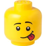 LEGO Storage Head Silly Large Yellow 8.5L Minifigure Head Storage Container