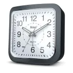 MEBUS 56987 Quartz Alarm Clock Dark Grey