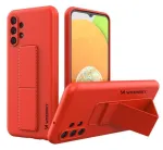 Wozinsky Samsung Galaxy A13 5G Kickstand Case Silicone Stand Cover Red