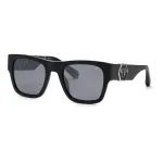 Philipp Plein meeste p&auml;ikeseprillid SPP042M54703X - must raam, hall l&auml;&auml;ts, 54 mm