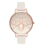 OLIVIA BURTON Naiste Kell OB16GB10 34 mm Hall S&auml;deldialiga Nahkrihm