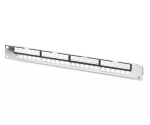 DIGITUS DN-91411-G modulaarne &uuml;henduspaneel, 24 porti, varjestatud, tsingitud, 19-tolline 1U riiulipaigaldus, t&uuml;hi, must