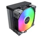 Montech NX400 Black ARGB protsessori &otilde;hkjahuti, mitme pesaga &uuml;hilduv, 120 mm, must