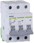 Noark Ex9BN 3P B10 Miniature Circuit Breaker 10A 6kA Type B 3-Pole MCB