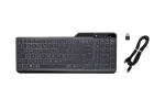 HP 400 taustvalgustusega juhtmega klaviatuur, t&auml;issuuruses (100%), juhtmega, USB, mehaaniline, QWERTY, must