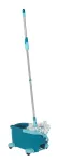 Mopping system Leifheit Clean Twist Mop Ergo mobile, single-tank, blue, with mop and castor wheels