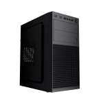Gembird Fornax K300 Mini Tower arvutikorpus, Micro-ATX/Mini-ITX, 2x USB 3.0 + 2x USB 2.0, HD Audio, ilma toiteplokita, SPCC, 2,17 kg, must