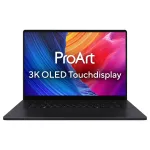 ASUS ProArt P16 H7606WP-SR271W s&uuml;learvuti, 16-tolline 3K OLED puutetundlik 120Hz, AMD Ryzen AI 9 HX 370, 32GB LPDDR5x, 1TB SSD, GeForce RTX 5070 8GB, Windows 11 Home, saksa QWERTZ klaviatuur
